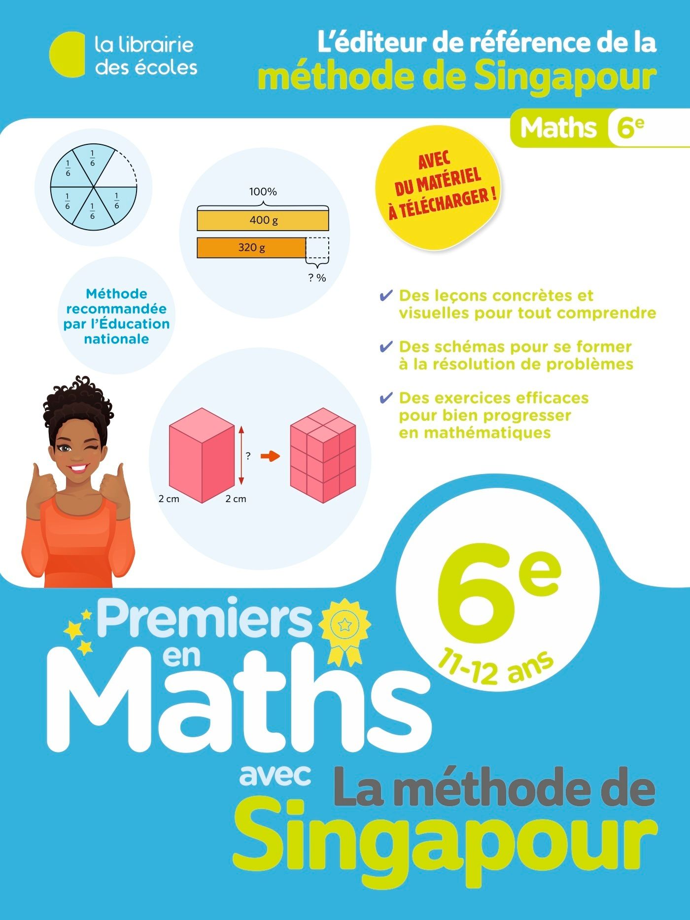 PREMIERS EN MATHS - METHODE DE SINGAPOUR 6E (2025)