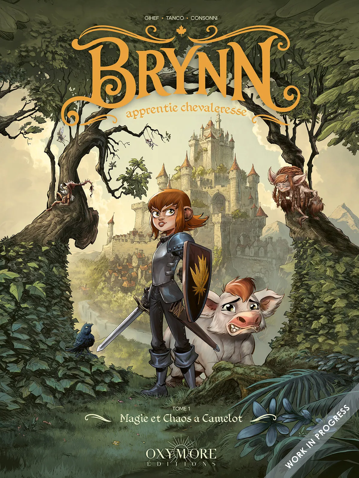 BRYNN APPRENTIE CHEVALERESSE - TOME 1 - MAGIE ET CHAOS A CAMELOT