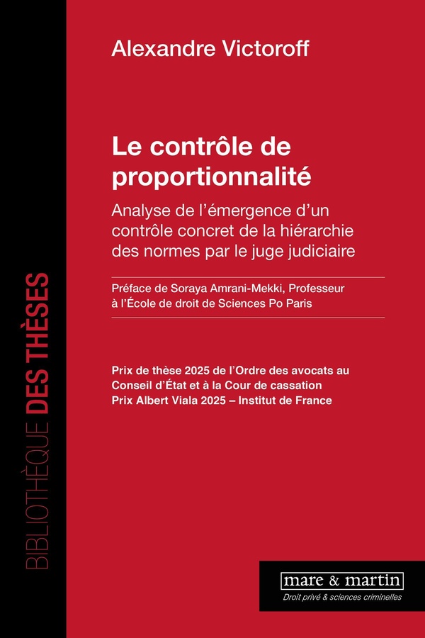 LE CONTROLE DE PROPORTIONNALITE - ANALYSE DE L'EMERGENCE D'UN CONTROLE CONCRET DE LA HIERARCHIE DES