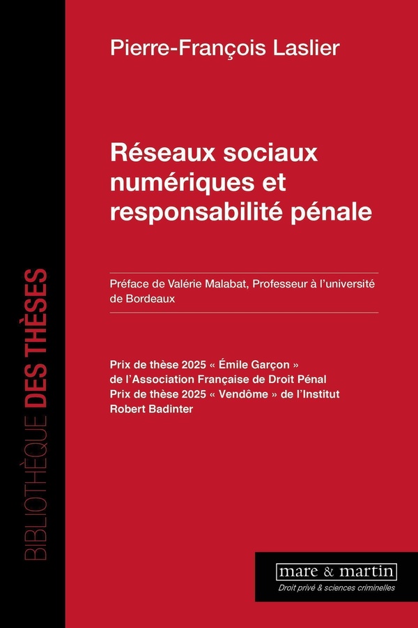 RESEAUX SOCIAUX NUMERIQUES ET RESPONSABILITE PENALE