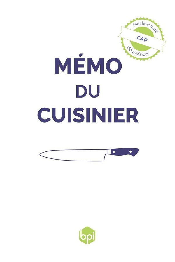 MEMO DU CUISINIER