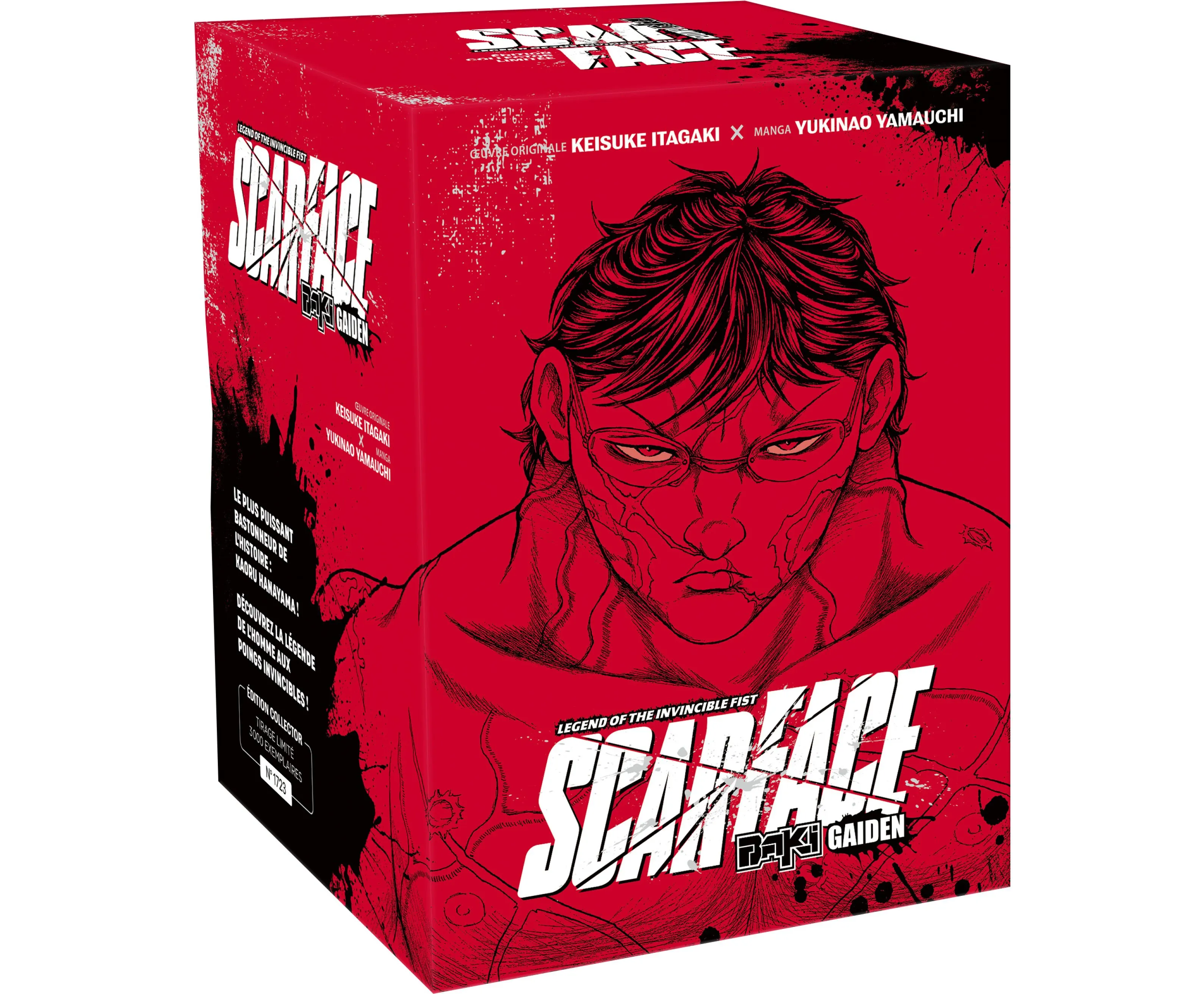 BAKI GAIDEN: SCARFACE - INTEGRALE - COFFRET EDITION LIMITEE NUMEROTEE - T01 - BAKI GAIDEN: SCARFACE