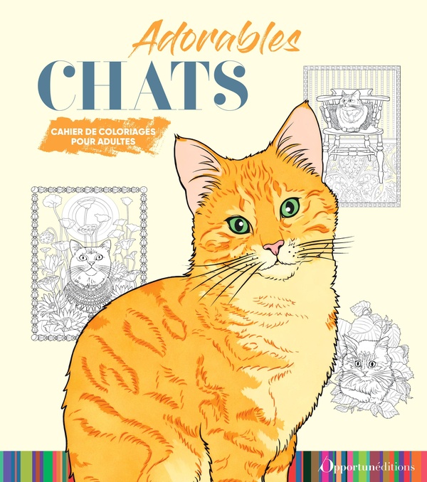 CAHIER DE COLORIAGE CHATS - ADORABLES CHATS