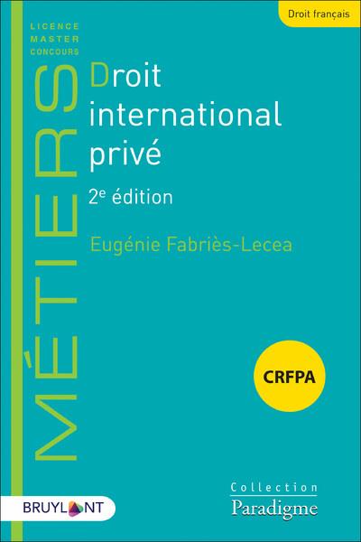 DROIT INTERNATIONAL PRIVE