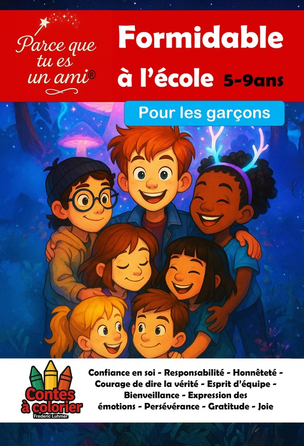 PARCE QUE TU ES UN AMI - PARCE QUE TU ES UN AMI FORMIDABLE POUR GARCONS T1 A L'ECOLE CONFIANCE EN S