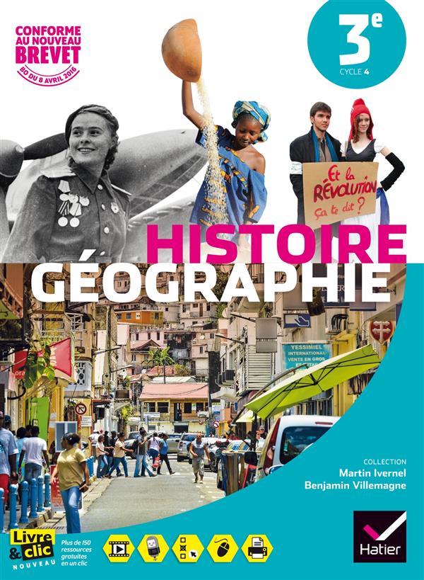 HISTOIRE-GEOGRAPHIE 3E ED. 2016 - MANUEL DE L'ELEVE