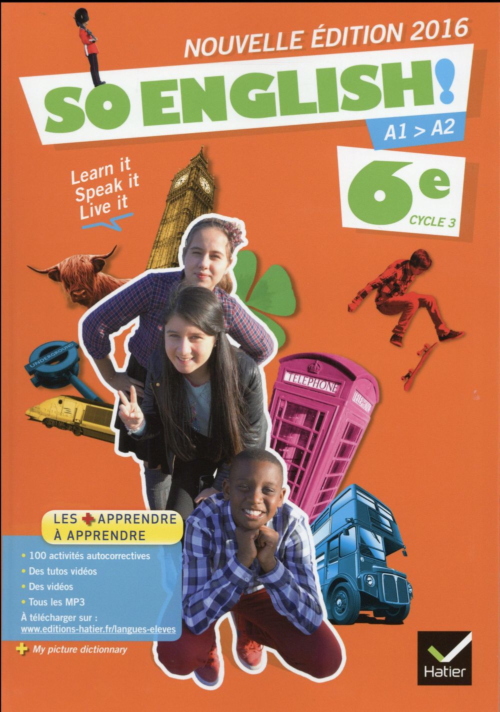 SO ENGLISH! ANGLAIS 6E ED. 2016 - MANUEL DE L'ELEVE