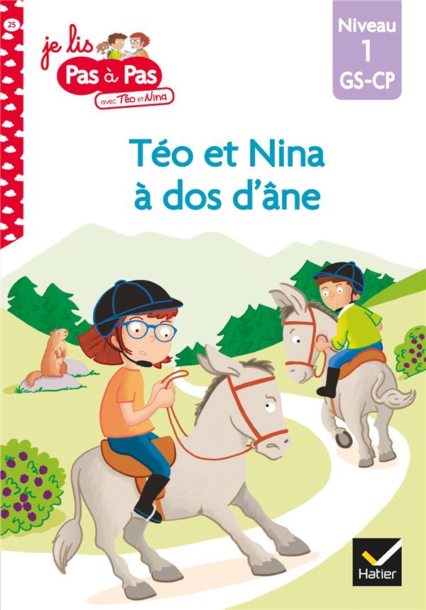 TEO ET NINA GS CP NIVEAU 1 - TEO ET NINA A DOS D'ANE