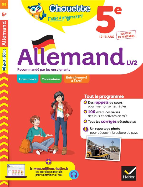 ALLEMAND 5E - LV2 (A1 VERS A2) - CAHIER DE REVISION ET D'ENTRAINEMENT