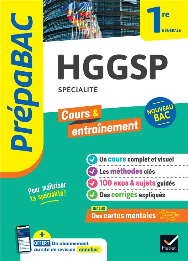PREPABAC HGGSP 1RE GENERALE (SPECIALITE) - NOUVEAU PROGRAMME DE PREMIERE