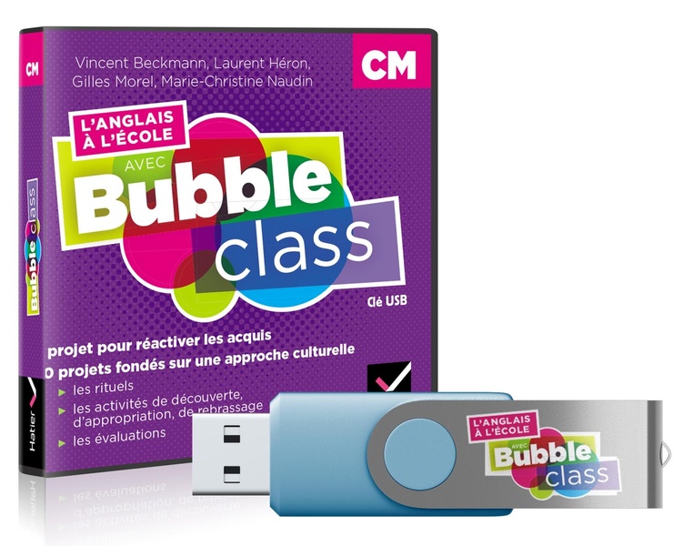 BUBBLE CLASS - METHODE D'ANGLAIS CM1,CM2, CYCLE 3 - ED.2025 - CLE USB