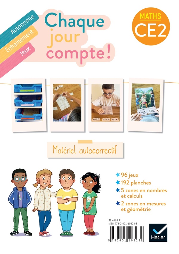 CHAQUE JOUR COMPTE - MATHS CE2 - ED. 2025 - LES ATELIERS : JEUX AUTOCORRECTIFS