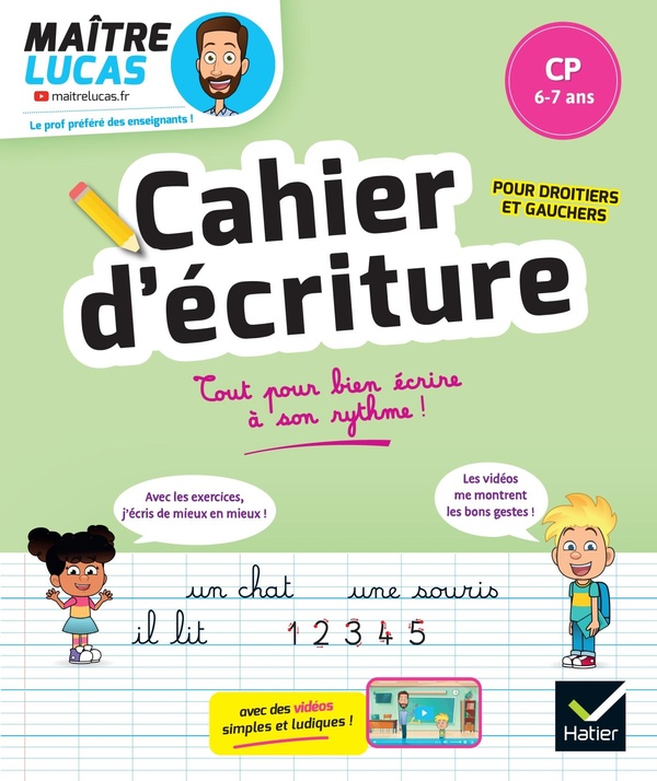 CAHIER D'ECRITURE MAITRE LUCAS - CP
