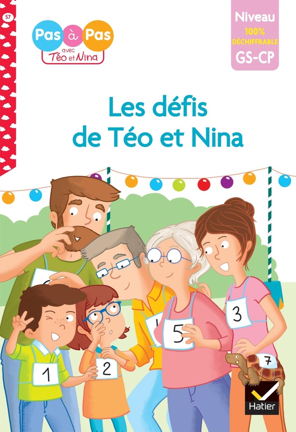 TEO ET NINA - PREMIERES LECTURES 100% DECHIFFRABLE - LES DEFIS DE TEO ET NINA