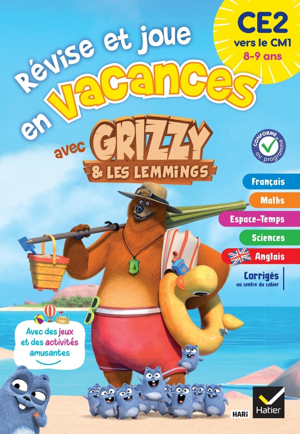 CAHIER DE VACANCES GRIZZY ET LES LEMMINGS - CE2 VERS LE CM1
