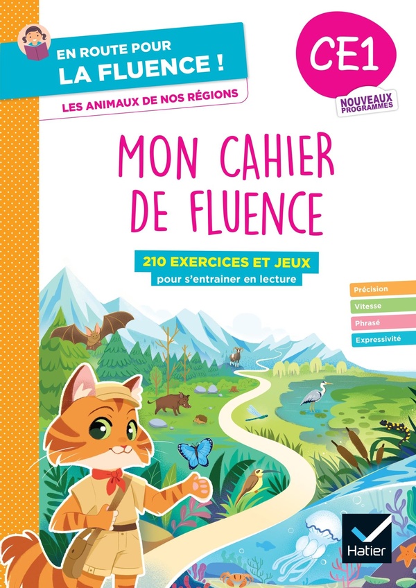 EN ROUTE POUR LA FLUENCE ! CE1 - LES ANIMAUX DE NOS REGIONS - ED. 2026 - CAHIER ELEVE