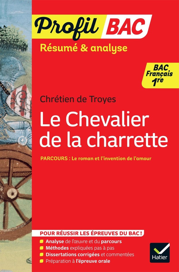 PROFIL - LE CHEVALIER DE LA CHARRETTE (BAC DE FRANCAIS 2027) - ANALYSE DE L'OEUVRE ET DU PARCOURS AU