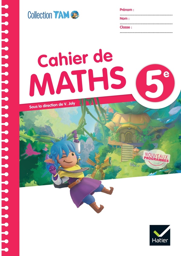 TAM MATHS 5E - ED. 2026 - CAHIER ELEVE