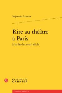 RIRE AU THEATRE A PARIS