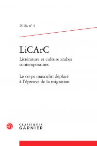 LICARC - 2016, N  4 - LE CORPS MASCULIN DEPLACE A L'EPREUVE DE LA MIGRATION