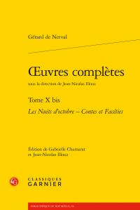 OEUVRES COMPLETES - TOME X BIS - LES NUITS D'OCTOBRE - CONTES ET FACETIES