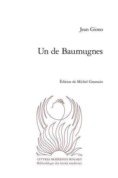 UN DE BAUMUGNES