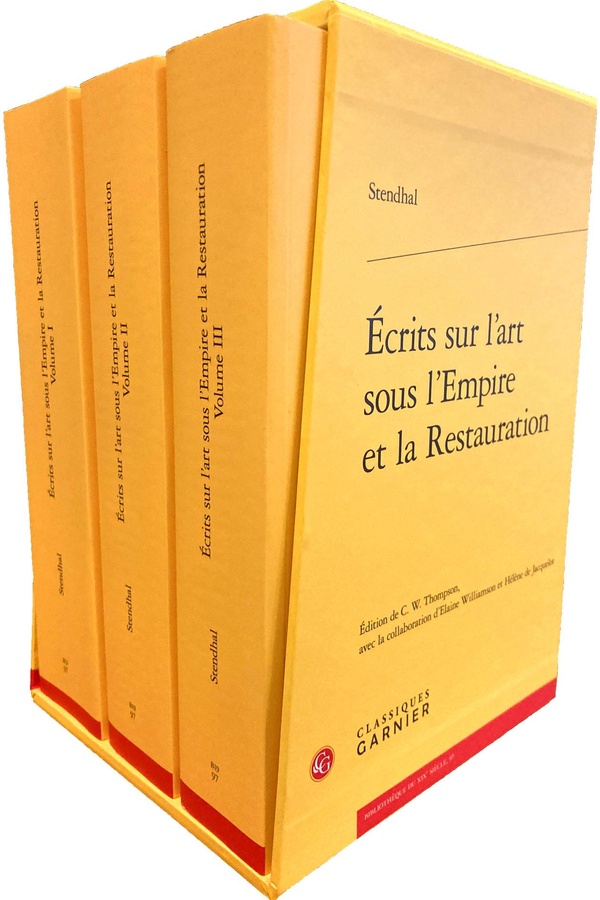 ECRITS SUR L'ART SOUS L'EMPIRE ET LA RESTAURATION