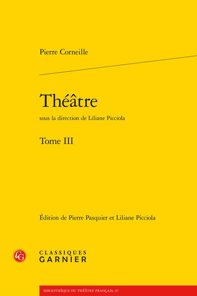 THEATRE - TOME III