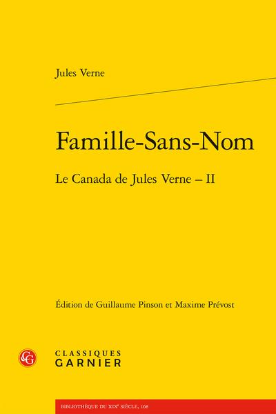 FAMILLE-SANS-NOM - LE CANADA DE JULES VERNE - II