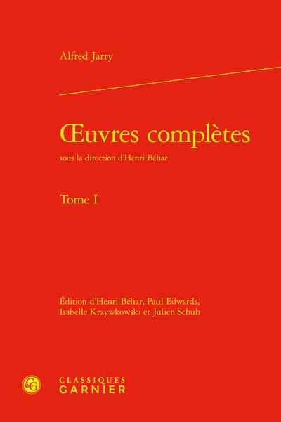 OEUVRES COMPLETES - TOME I