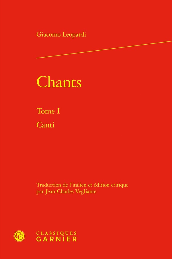 CHANTS - TOME I - CANTI