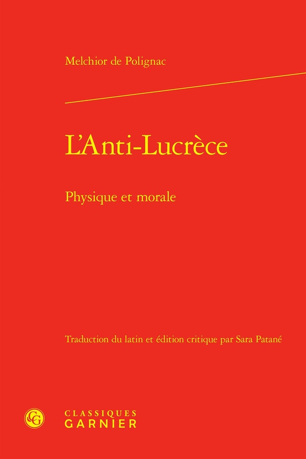L'ANTI-LUCRECE - PHYSIQUE ET MORALE