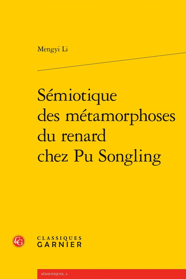 SEMIOTIQUE DES METAMORPHOSES DU RENARD CHEZ PU SONGLING