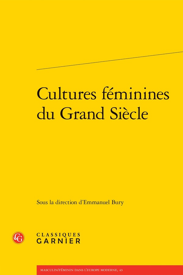 CULTURES FEMININES DU GRAND SIECLE