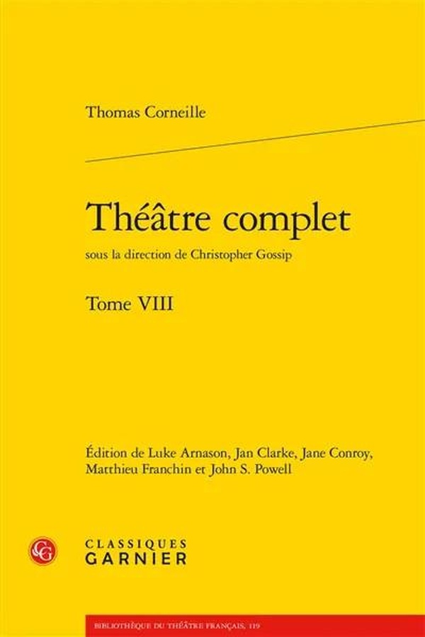 THEATRE COMPLET - TOME VIII
