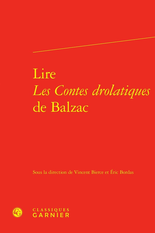 LIRE LES CONTES DROLATIQUES DE BALZAC