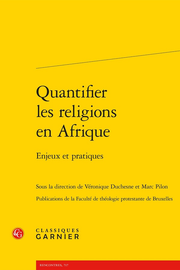 QUANTIFIER LES RELIGIONS EN AFRIQUE - ENJEUX ET PRATIQUES
