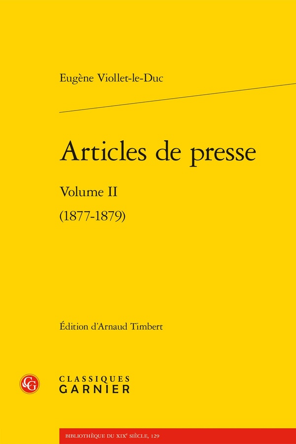 ARTICLES DE PRESSE. VOLUME II - (1877-1879)