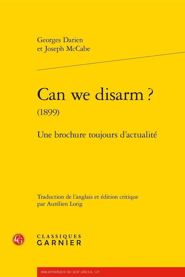 CAN WE DISARM ? - UNE BROCHURE TOUJOURS D'ACTUALITE