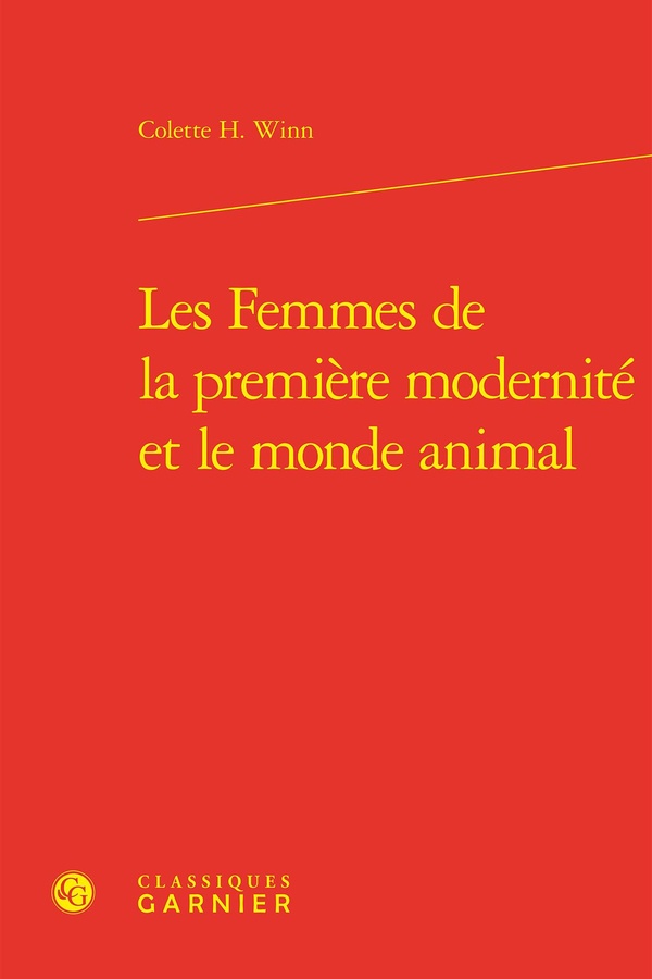 LES FEMMES DE LA PREMIERE MODERNITE ET LE MONDE ANIMAL