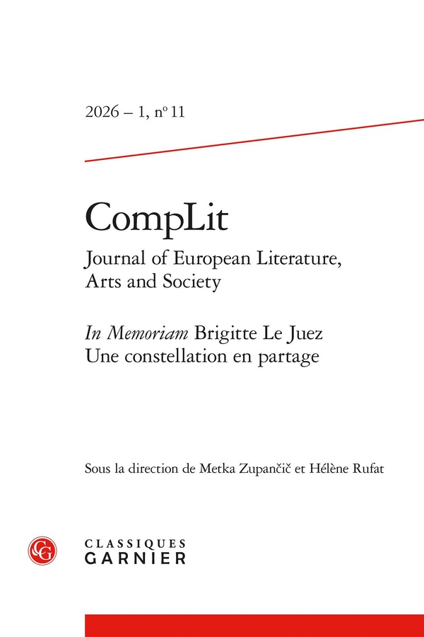 COMPLIT 2026 - 1 JOURNAL OF EUROPEAN LITERATURE, ARTS AND SOCIETY, N 11 - IN ME - IN MEMORIAM BRIGIT