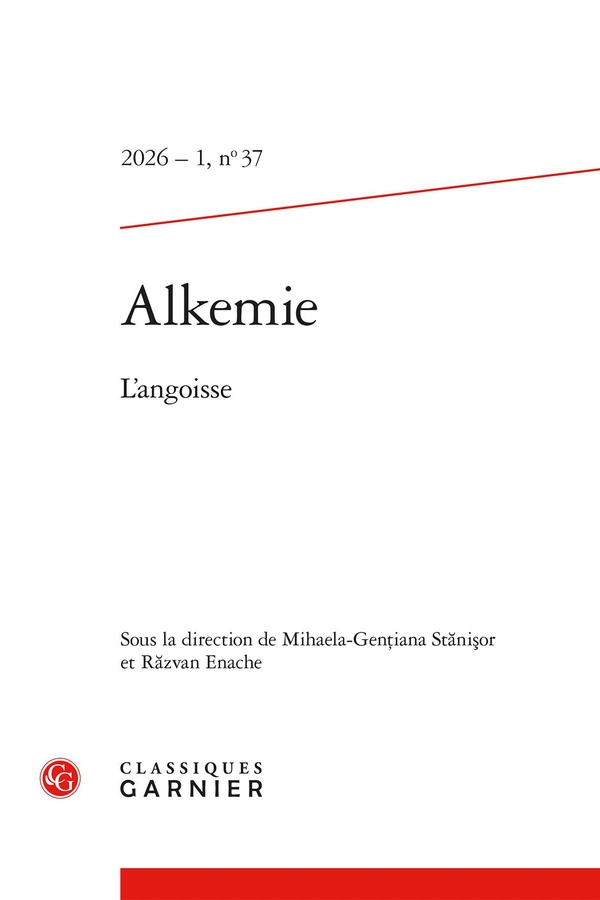 ALKEMIE 2026 - 1 REVUE SEMESTRIELLE DE LITTERATURE ET PHILOSOPHIE, N 37 - L'ANG - L'ANGOISSE