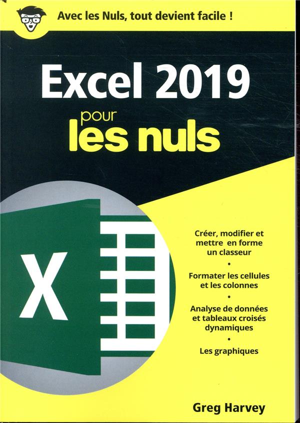 EXCEL 2019 POCHE POUR LES NULS