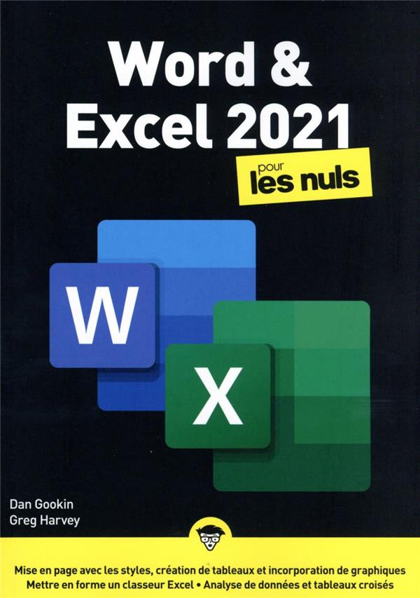 WORD ET EXCEL 2021 MEGAPOCHE POUR LES NULS