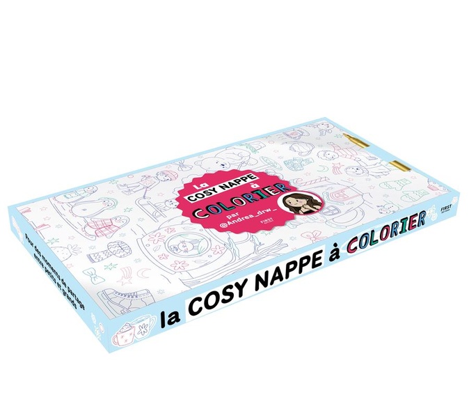COFFRET LA COSY NAPPE A COLORIER