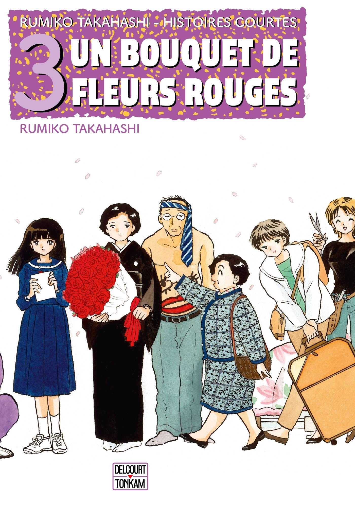 UN BOUQUET DE FLEURS ROUGES