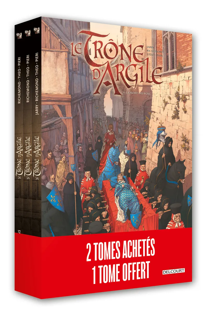 LE TRONE D'ARGILE - PACK T04 EDITION HC + T05 +T06
