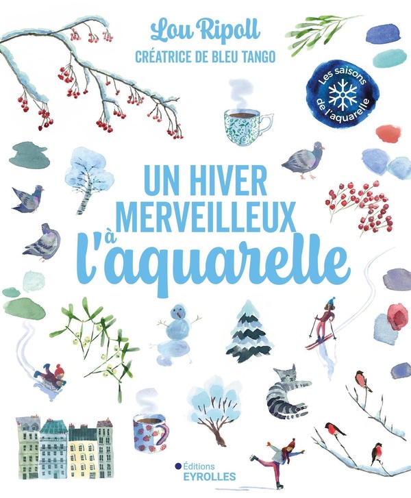 UN HIVER MERVEILLEUX A L'AQUARELLE