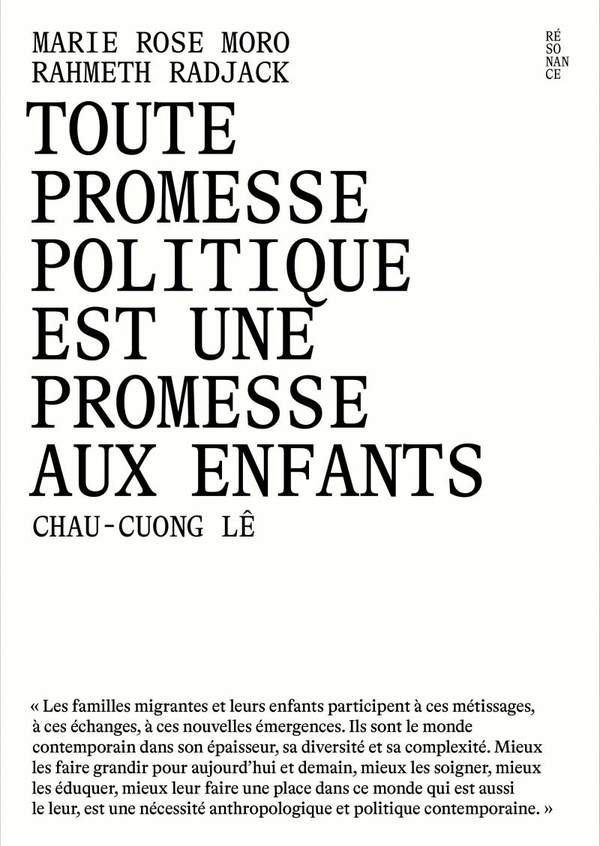 TOUTE PROMESSE POLITIQUE EST UNE PROMESSE AUX ENFANTS