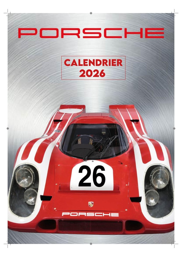 PORSCHE CALENDRIER 2026